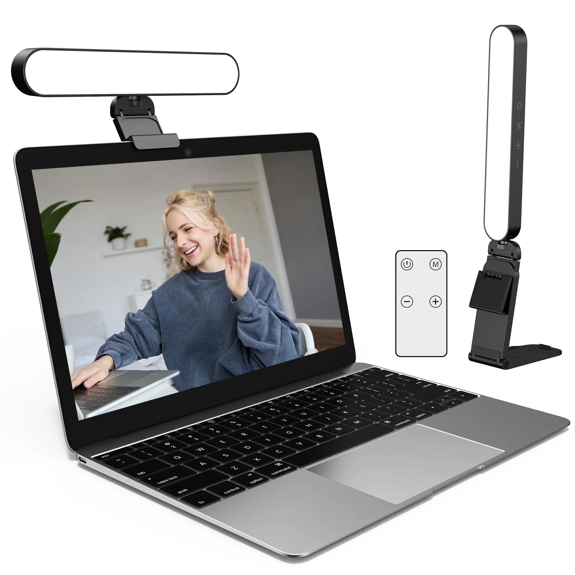 Luteti Dual Webcam Light for Monitor, Video Conference Lighting with Adjustable Stand, USB Powered Streaming Light with Adapter, Ring Light for Computer Laptop, Zoom Lighting for Video Calls-image-22
