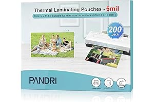 PANDRI Laminating Sheets for 8.5 x 11 Inch