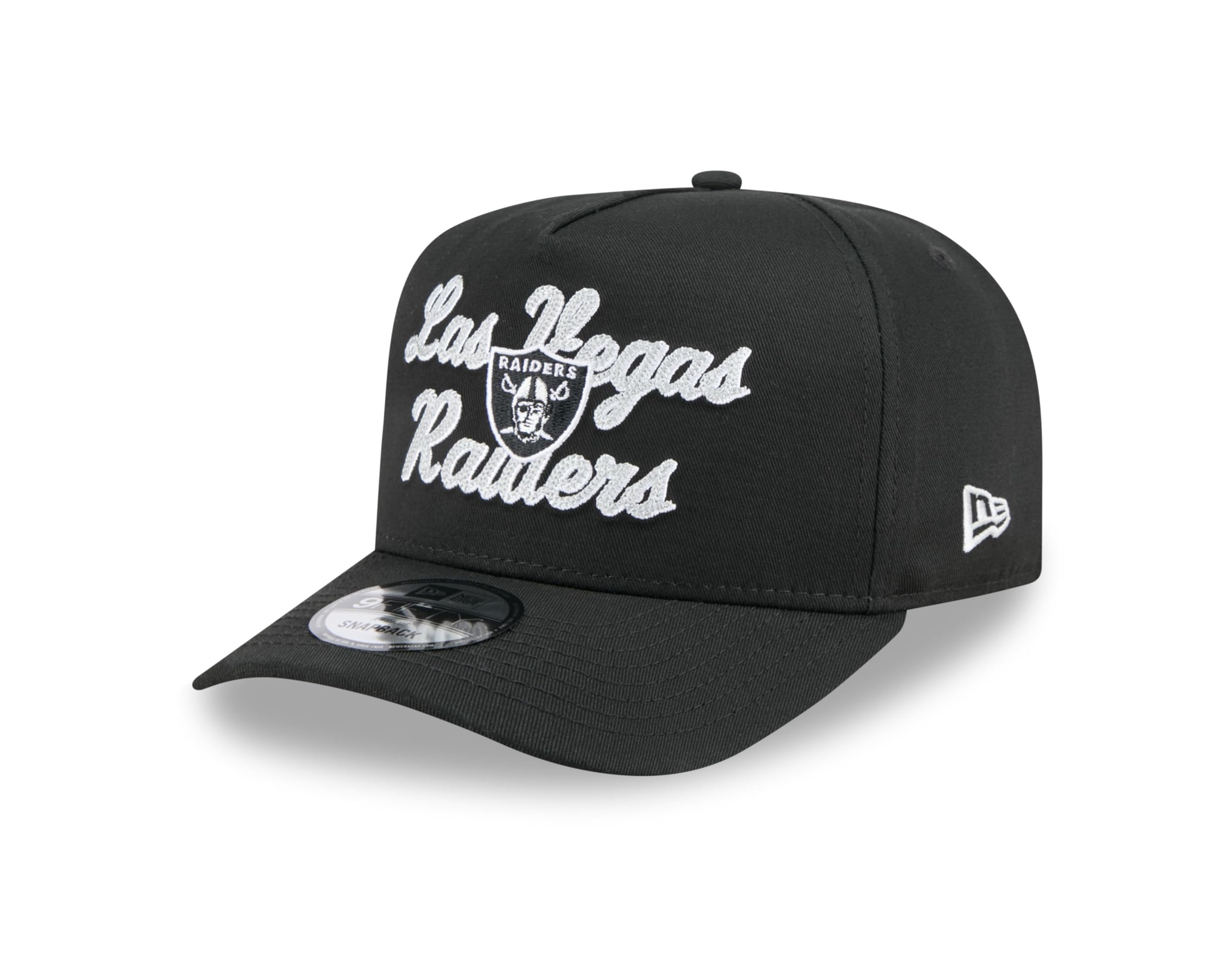 New Era Las Vegas Raiders Chainstitch 9Fifty A-Frame Cap Black