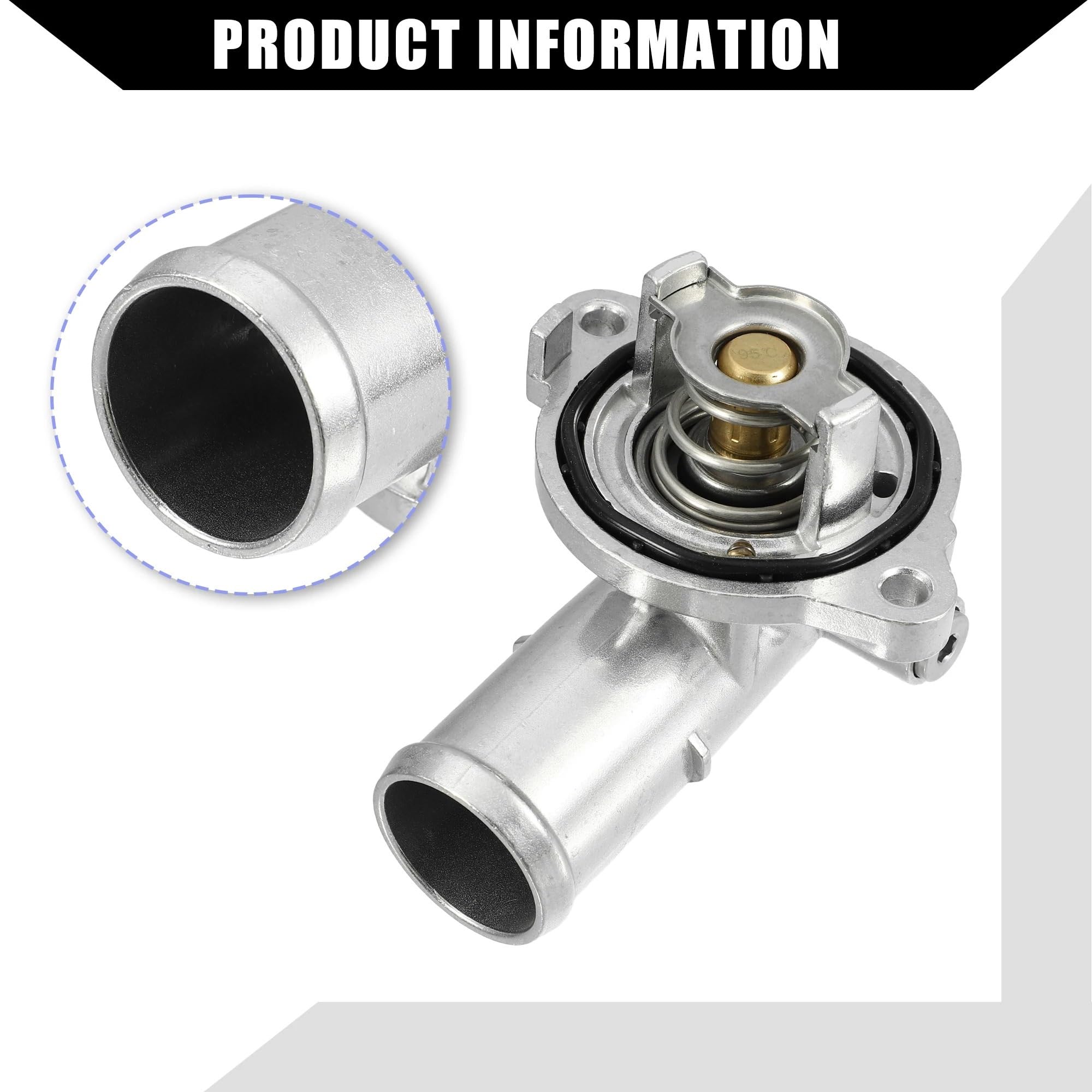 Zespół obudowy termostatu silnika 5184977AE Pasuje do Chryslera Dodge'a Ram 1500 2500 3500 1994-2020 Część