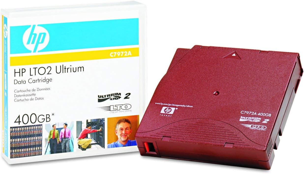 HP C7972A Data Cartridge Ultrium Sets, 200/400 GB of Compressed Data