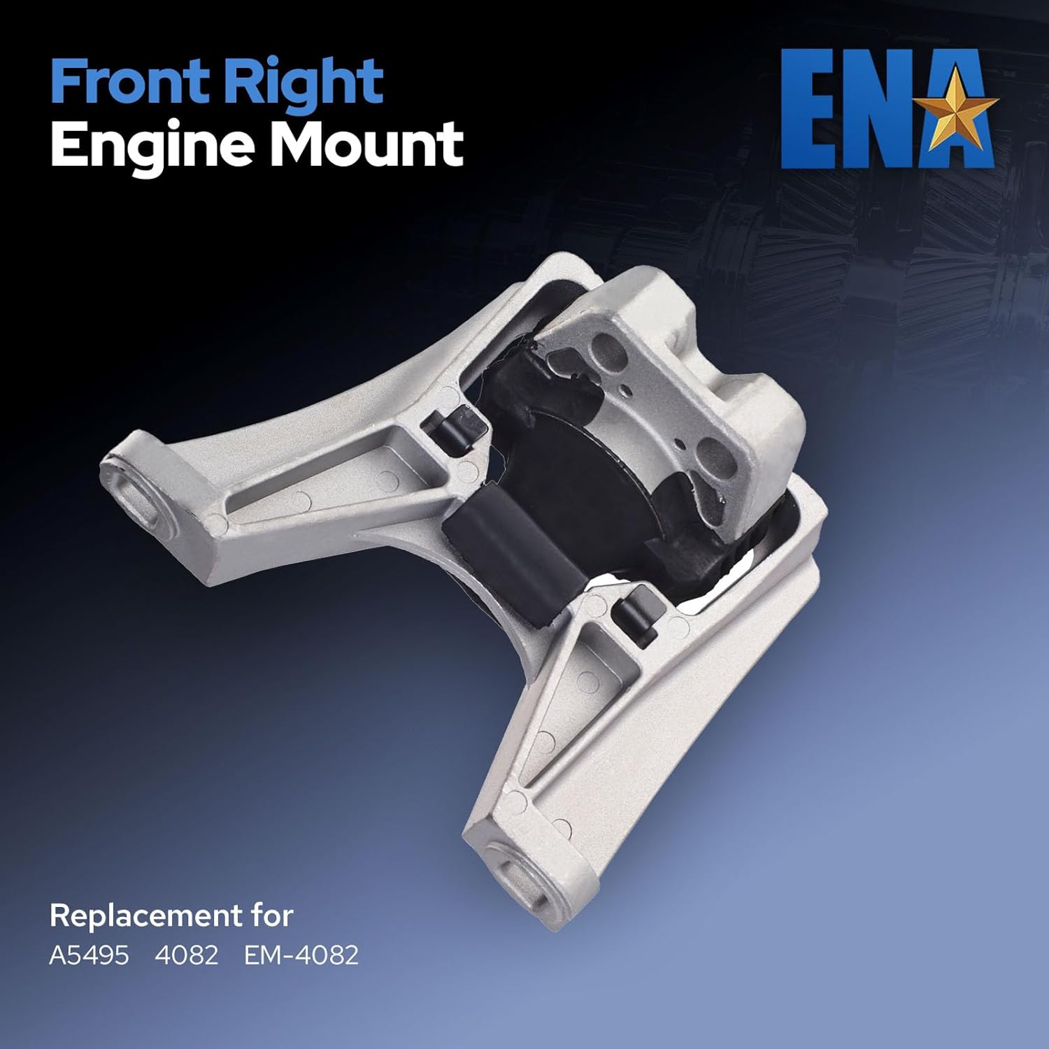 ENA Front Right Motor Mount Compatible with Ford Focus 2.0L Auto Trans Replacement for A5495