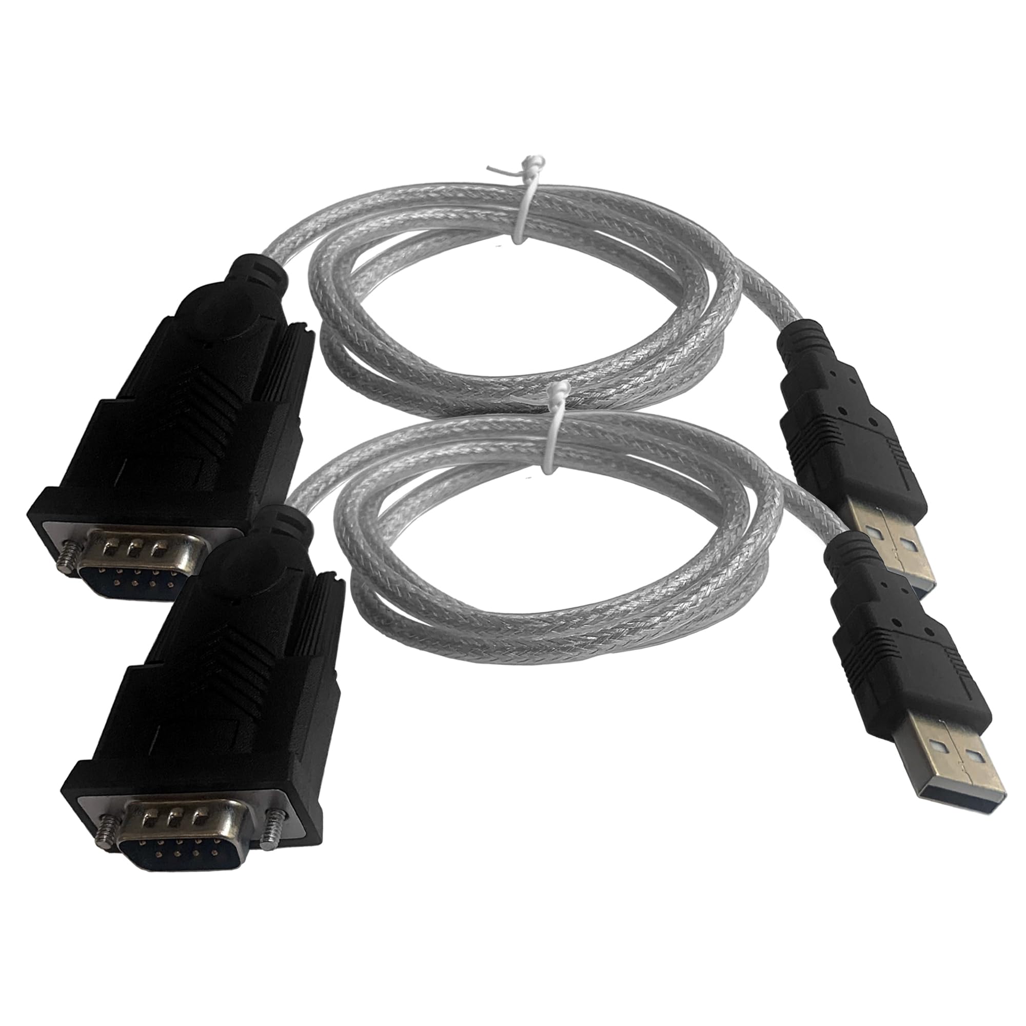 coolerguys 30-Inch USB Type A Male to DB9 Male 2 Pack