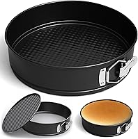 Muopay 9 Inch Non-Stick Springform Pan with Removable Bottom - Leakproof Cheesecake Pan for Baking