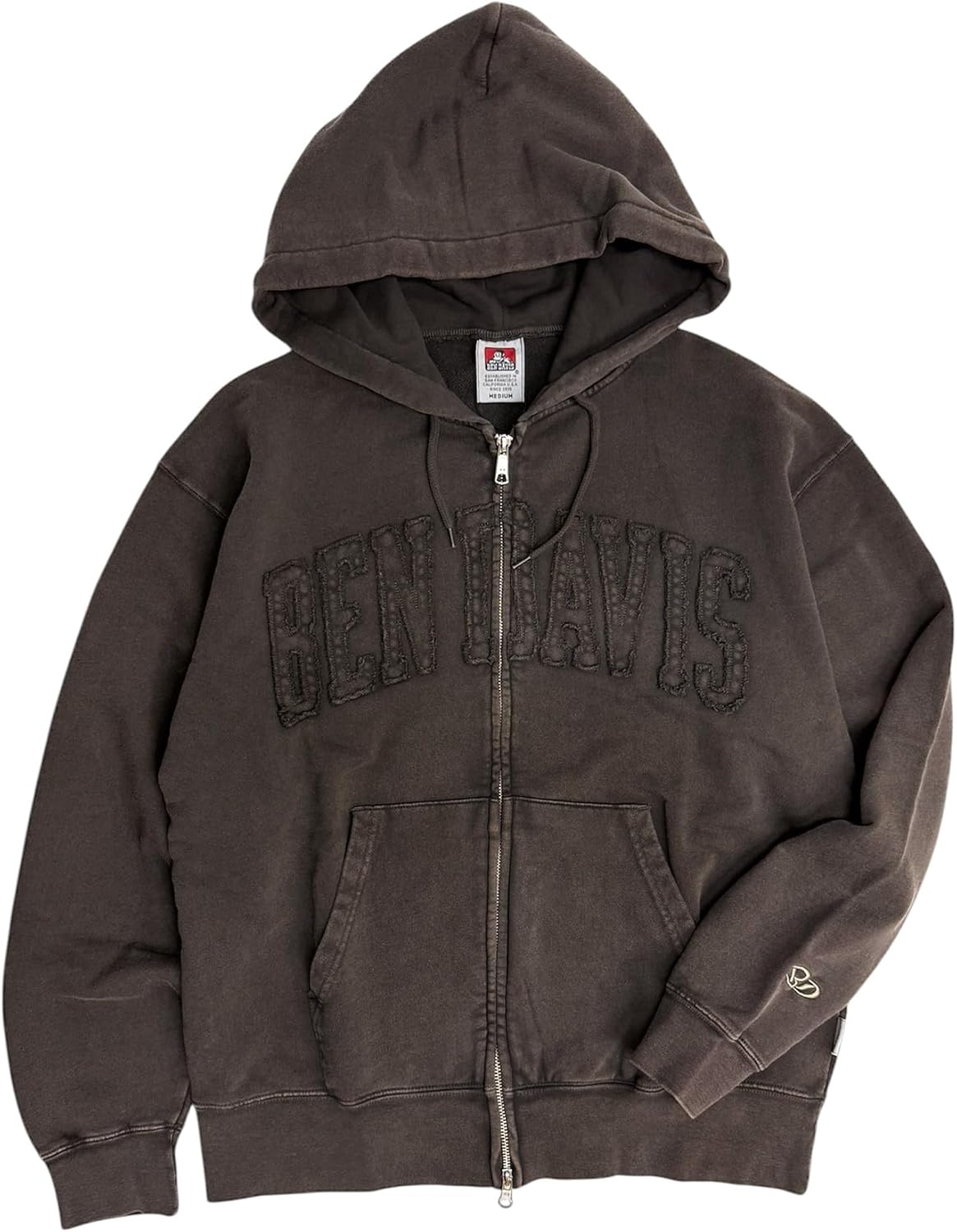 indigo la End ilEビックシルエット ダブルジップアップフーディー