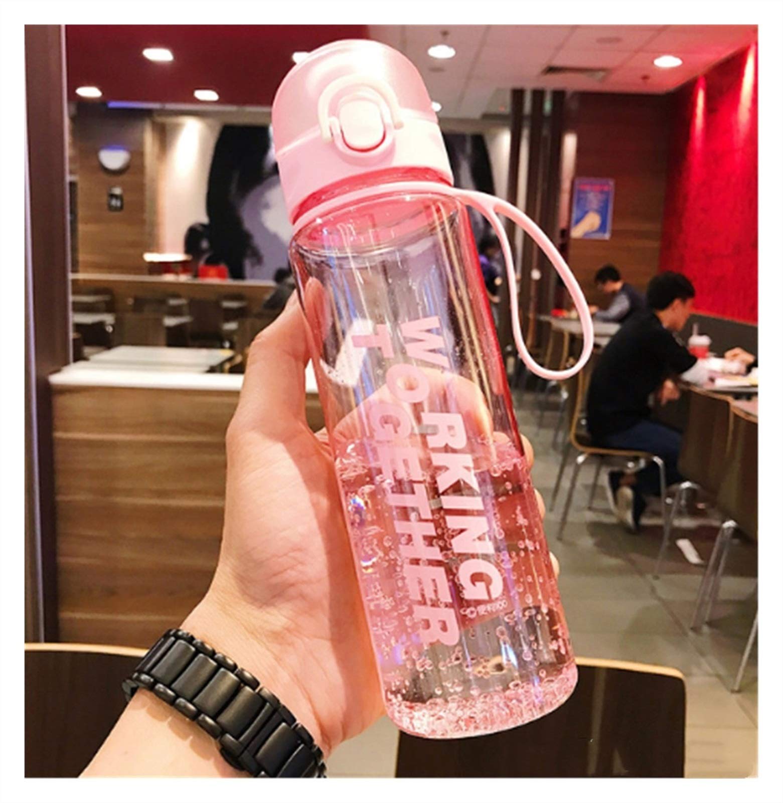Bouteille d'eau sport portable et étanche avec infuseur pour voyage et plein air