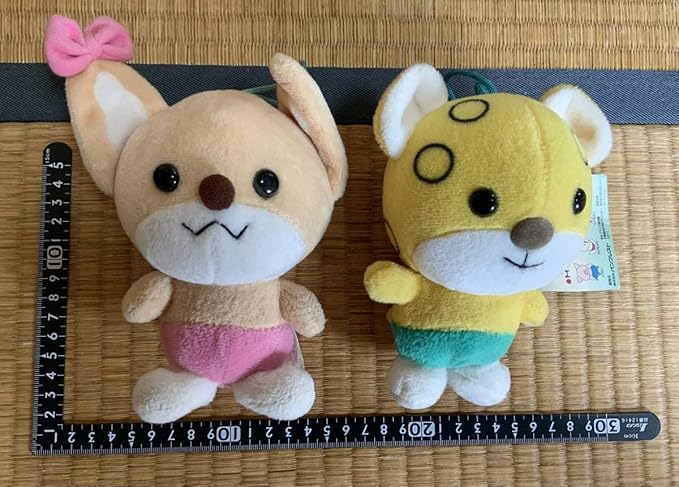 Amazon Co Jp 超貴重 あそぼトイちゃん ぬいぐるみ ヒョウちゃん カヨちゃん おもちゃ