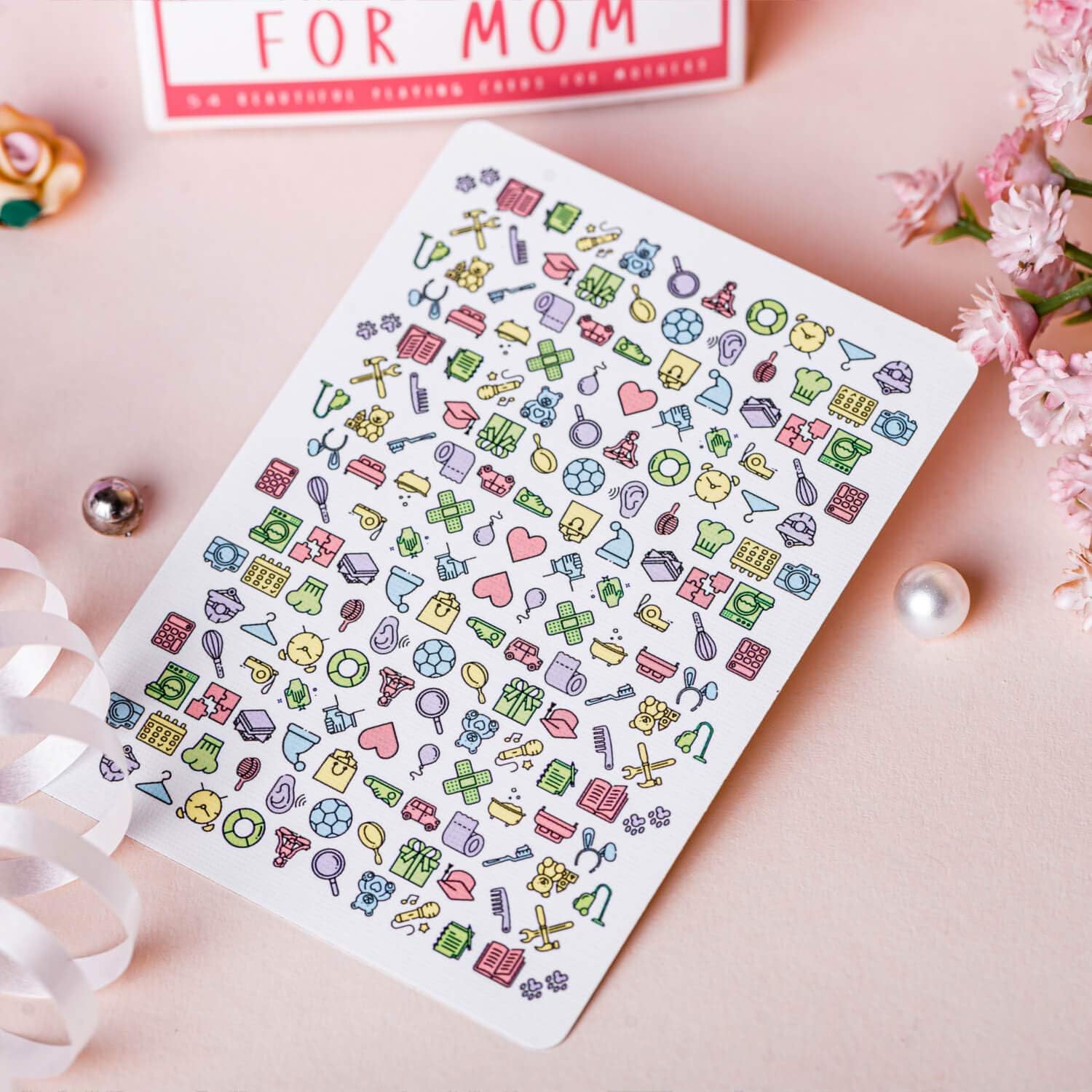 Playing Cards for Mom - Perfect Empowering Gift for Mothers, Grandmothers & New Mummies. Show Ma You Appreciate All That She Does with Cute Designs with a Free Card Game eBook! Premium Poker Deck