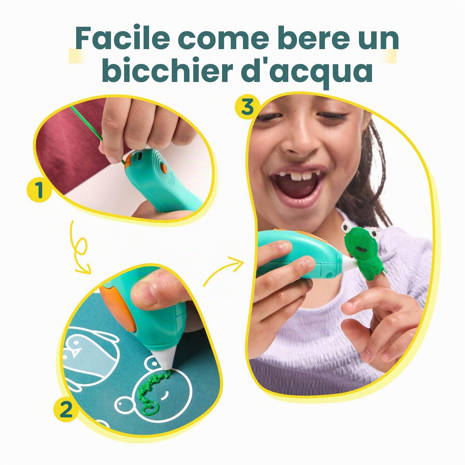 3Doodler Start+ Essentials Set di Penna 3D per Bambini, Facile da Usare, Kit di Attività Artistica per Imparare da Casa, Giocattolo Educativo STEM per Ragazzi e Ragazze di 6 anni e più
