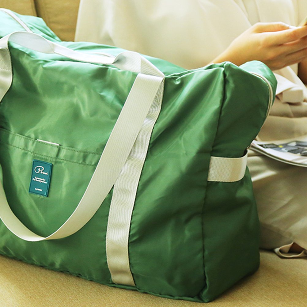 VanFn P.Travel - Bolsa de Viaje Plegable, Deportiva, Bolsa de Gimnasio, Bolsa de Hombro Ligera Deportiva, Bolsa de Lona de Nailon Resistente a la Lluvia para Mujeres y Hombres, Bolsa de Fin de Semana