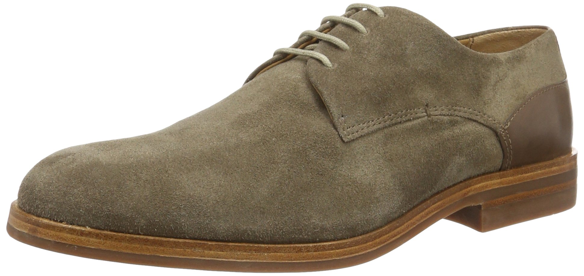 H by HudsonMen's Enrico Suede Oxford, Taupe, 13 M US