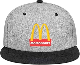 Long Flat Brim Snapback Hat for Unisex Adult Soft Outdoor Plain Baseball Cap Womens Mens Adjustable Golf Tennis Sun Hat