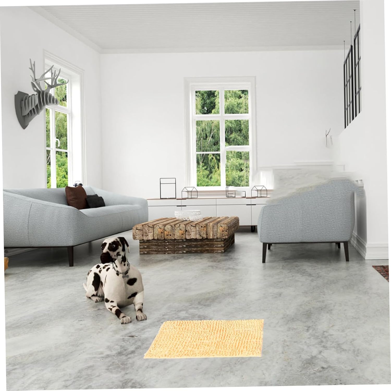 4pcs Washable Bunny Pee Pad Chenille Training Mats for Guinea Pigs and Soft Comfortable Easy Maintenance Pet Supplies