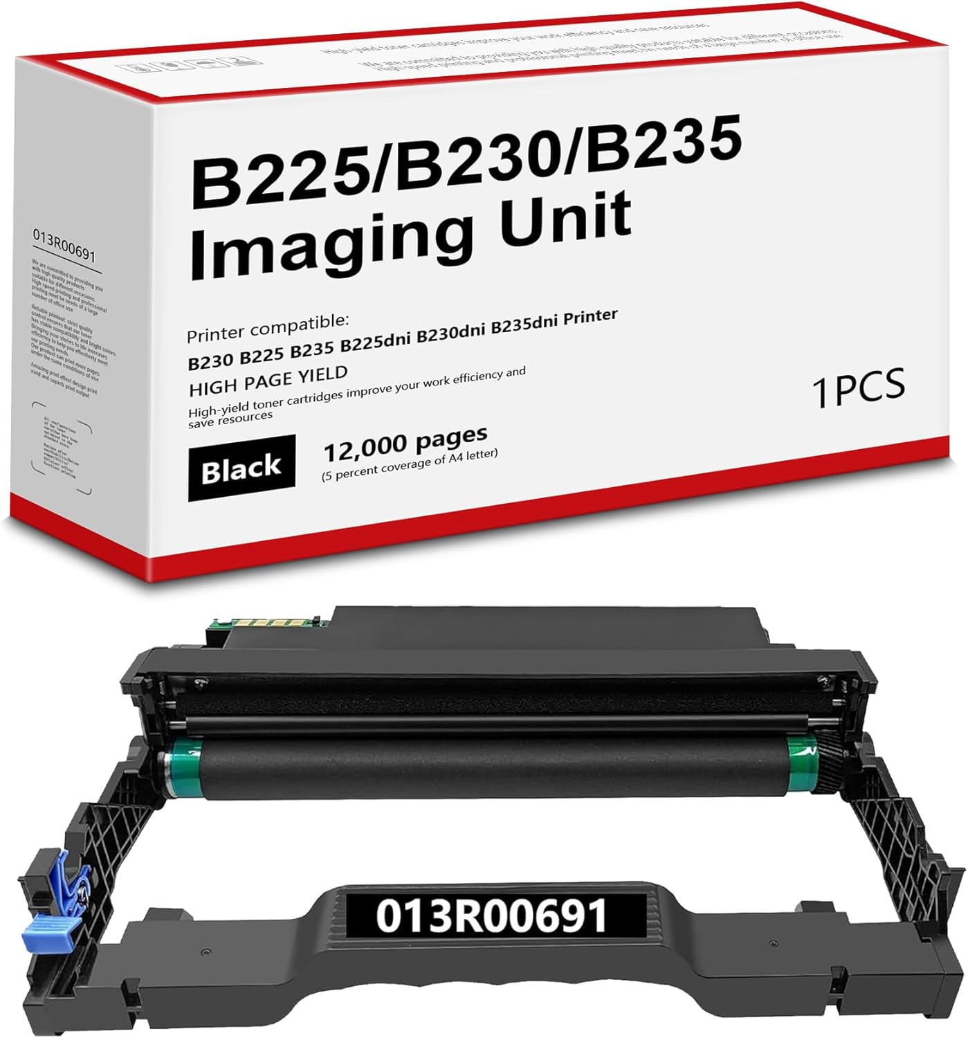 B230 B225 B235 Drum Unit Replacement for Xerox B230 B225 B235 013R00691 Drum Unit Black 12500 Pages for Xerox B230 B225 B235 Printer