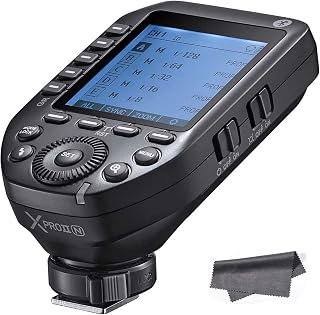 Godox XProII-N TTL Wireless Flash Trigger Transmitter Compatible with Nikon Cameras, 2.4G HSS 1/8000S Bluetooth Connection, Quick Hotshoe Locking (Upgraded XPro-N)