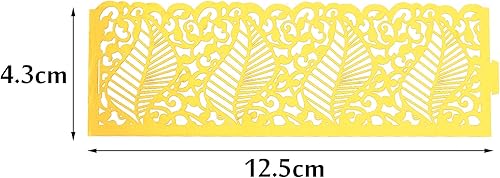 Miniatura 4 de 50 piezas láser hueco pantalla LED velas electrónicas luces alrededor de papel encaje para centros de mesa votivos boda fiesta de cumpleaños baby