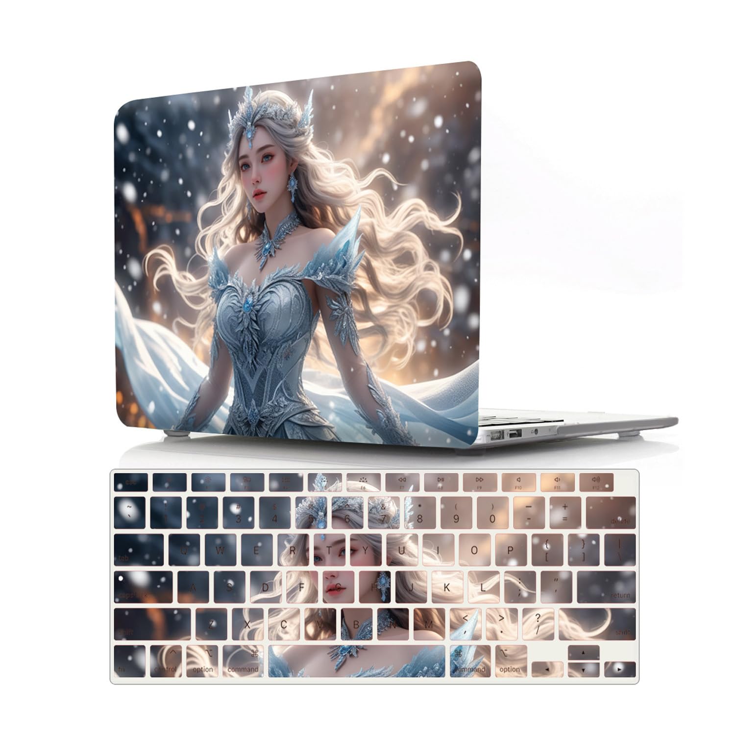 Carcasa MacBook Pro 16 2019 A2141 JZ Magical Girl rígida con protector de teclado 8