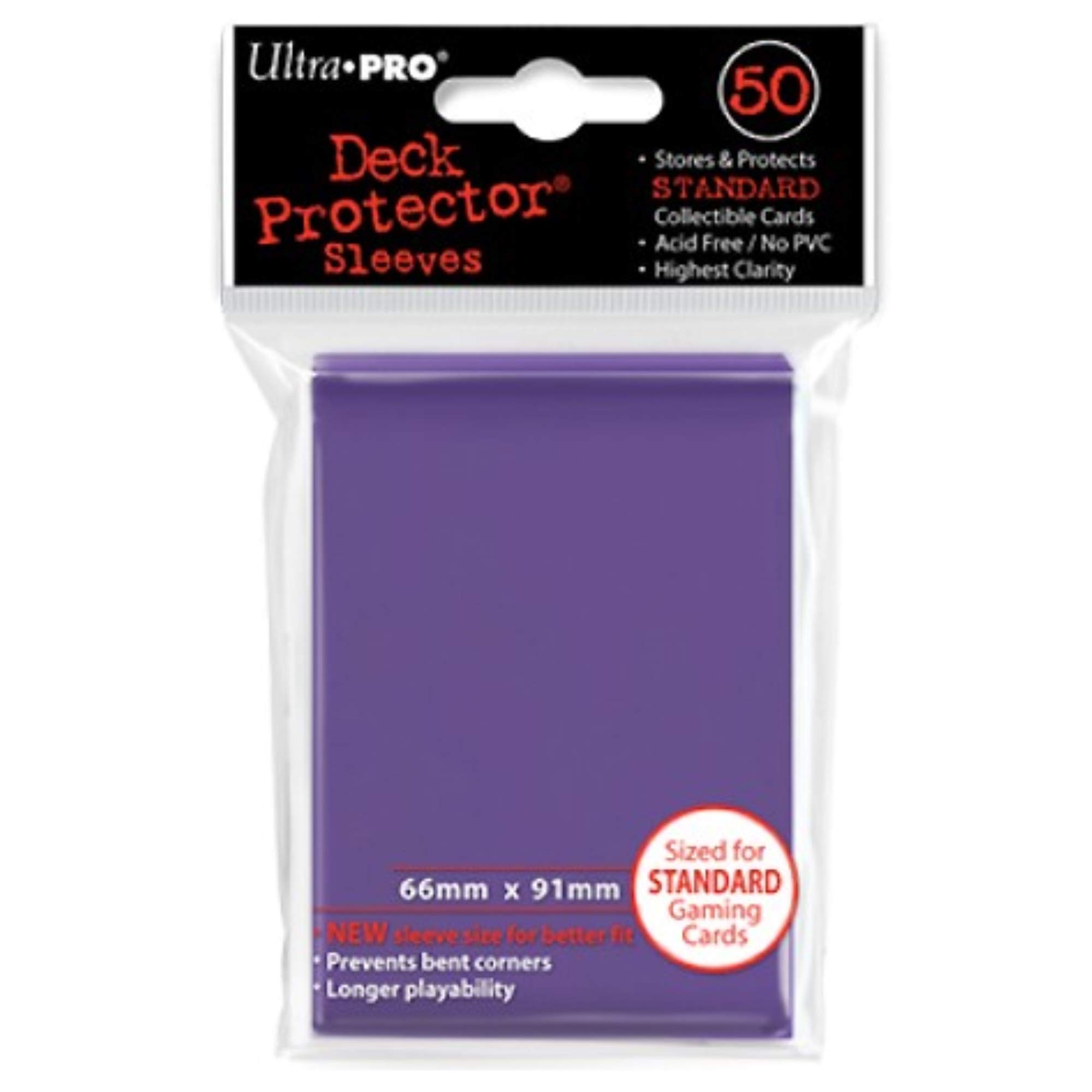 Deck Protector Sleeves Purple (50 ct.)
