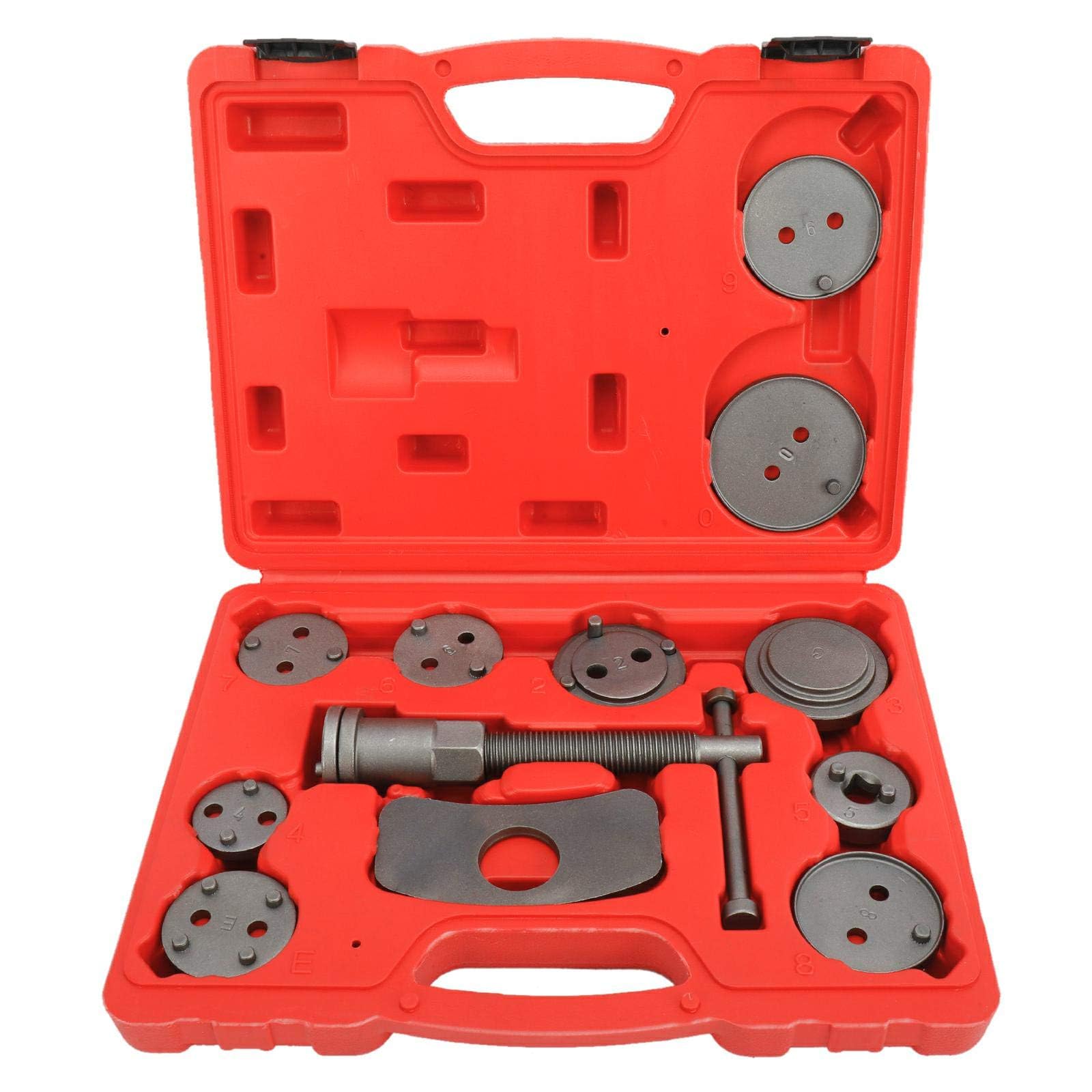 BOOMSTART Jeu de 12 pièces de remise en position de pistons de frein universel, kit d'outil de remise en position de frein universel
