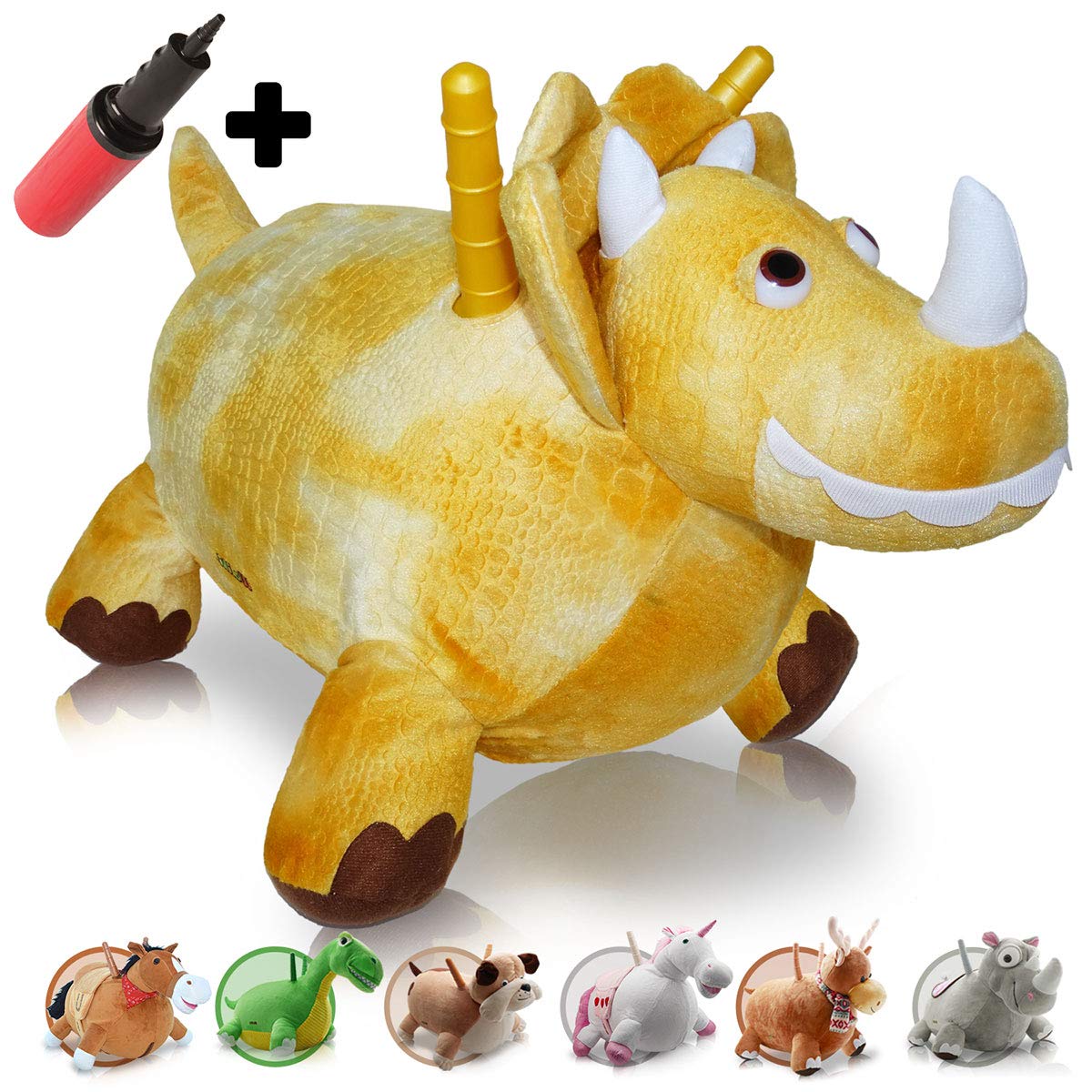 bouncy dinosaur toy