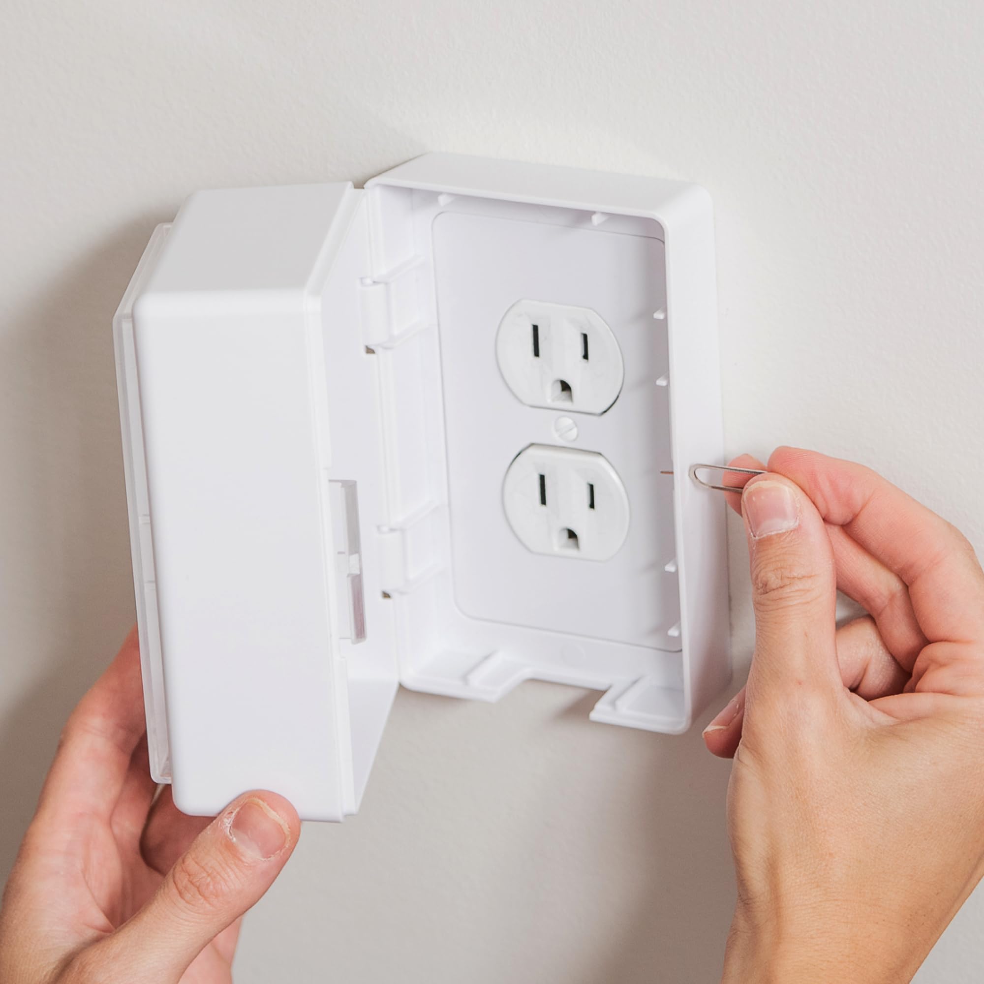 Nouveau couvercle de prise de courant et de clé | Couvercles de prise pour prises électriques | Protecteurs de prise murale | Couvercles de prise | Serrures de sécurité bébé et sécurité enfant