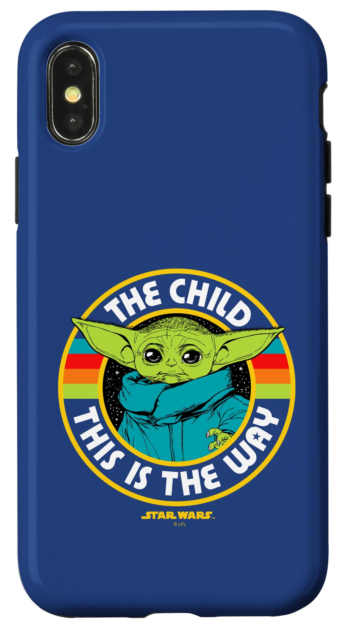 Coque iPhone X XS Star Wars style vintage imprimé rétro de haute précision