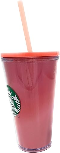 Miniatura 3 de Starbucks 2019 Winter Holidays - Vaso holográfico lenticular de 16 onzas, color rojo y rosa