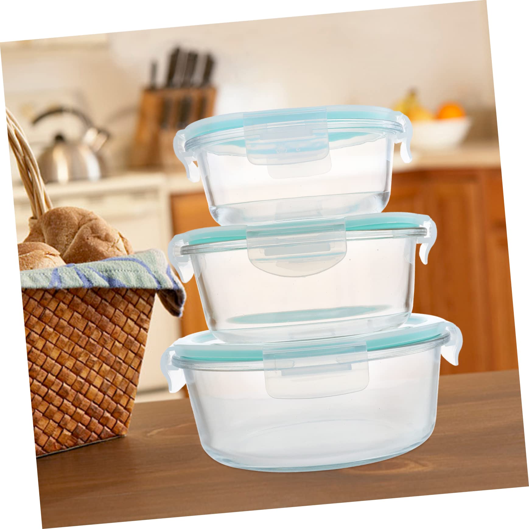 ABOOFAN Contenitore Per Il Pranzo Sigillato Con 3 Scomparti Per Ragazzi E Ragazze in Borosilicato Per Ragazzi E Adulti