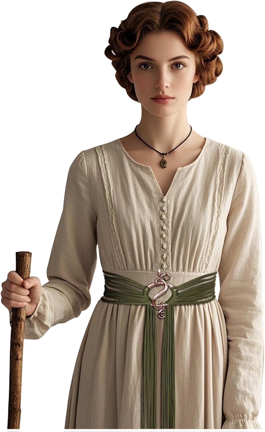 L'VOW Viking Troll Cross Belt Medieval Renaissance Rope Belt Norse Witch Accessory for Women - Image 9