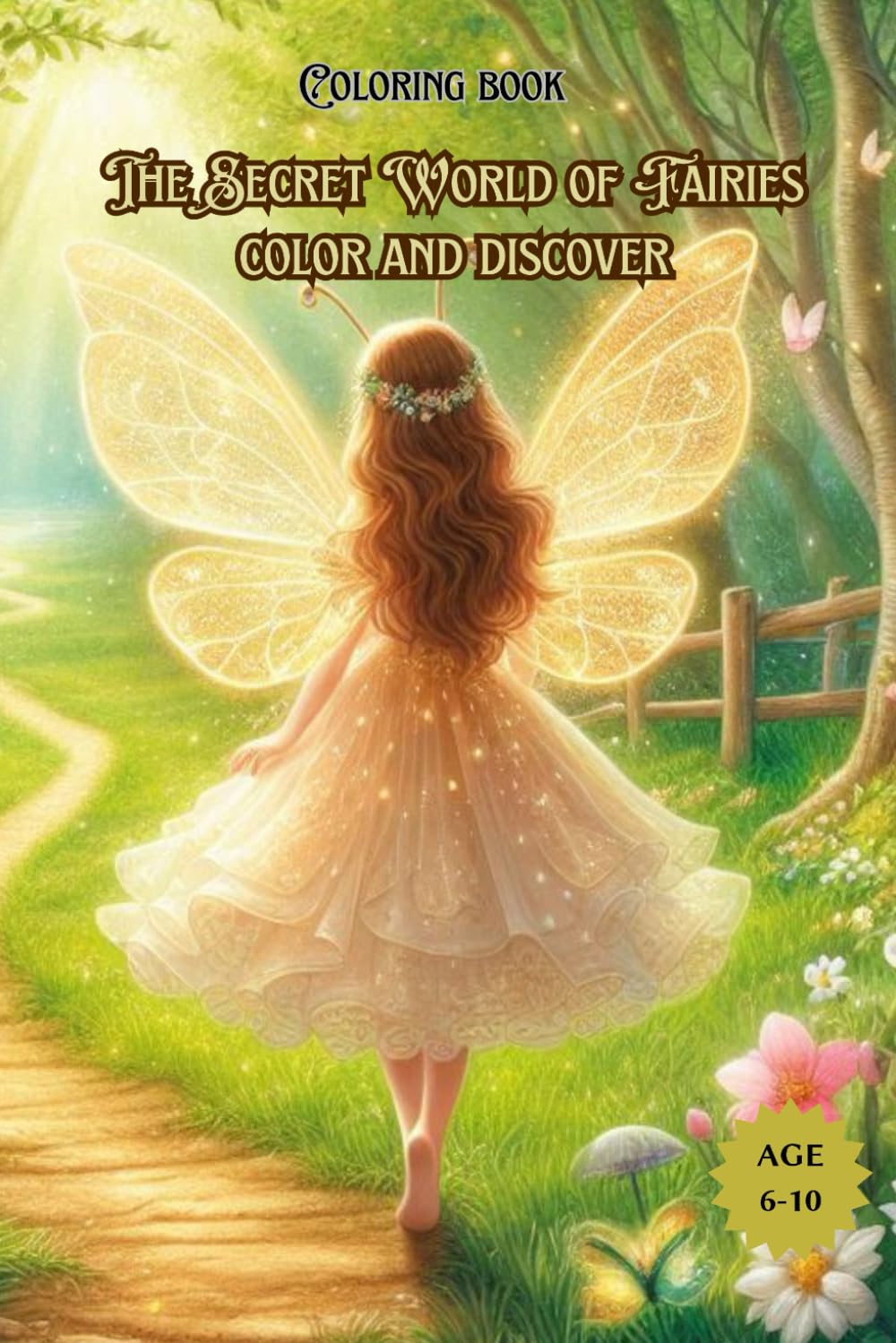 The Secret World of Fairies: color and discover