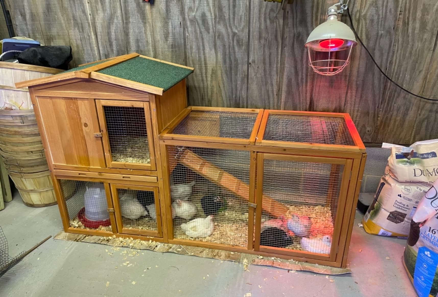 33/mo Finance Ogrmar Chicken Coop Large Wooden Outdoor Bunny Rabbit