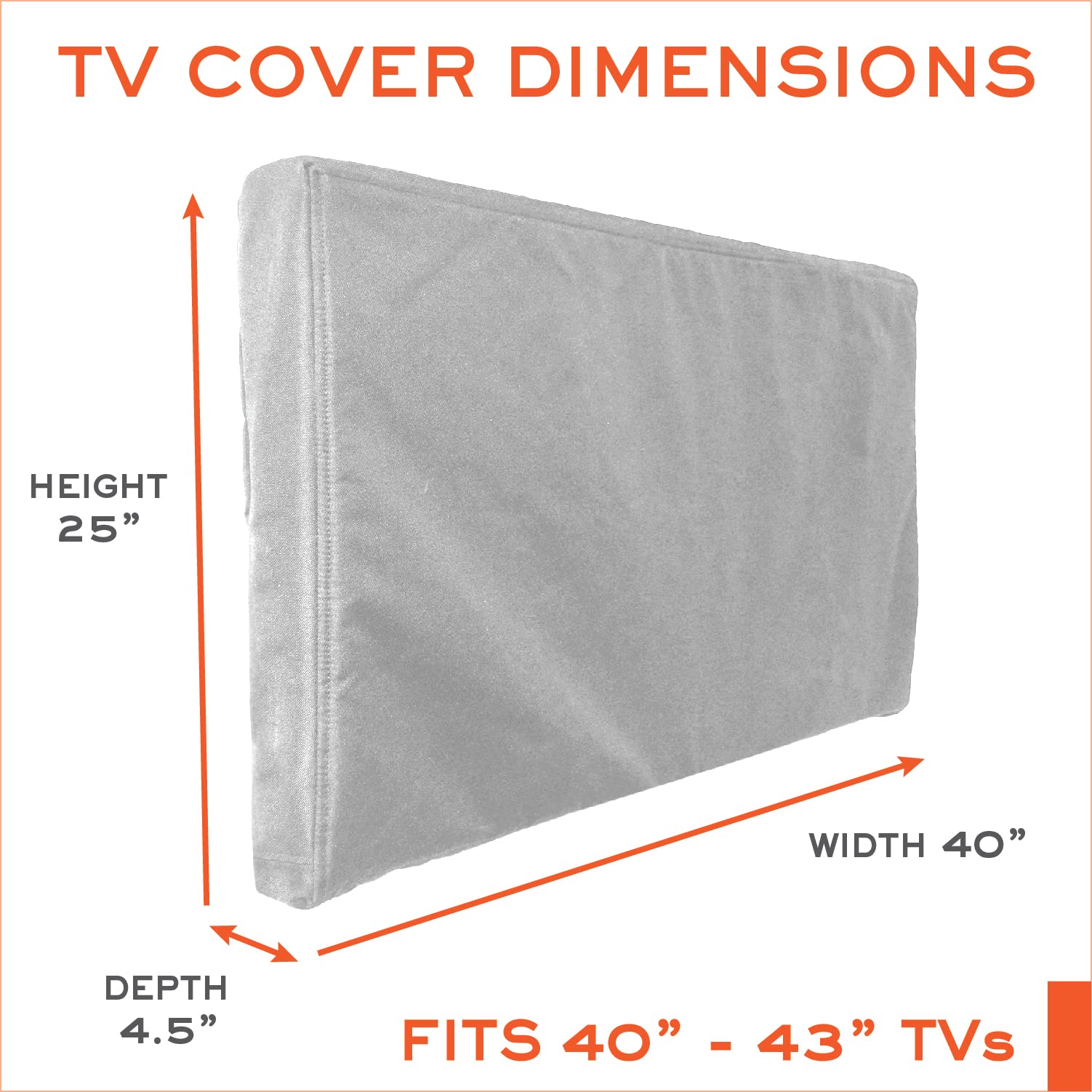 TVカバー 40〜43インチ用(耐候・防水) Amazon | 屋外用防水＆耐候性テレビカバー 40～43インチの