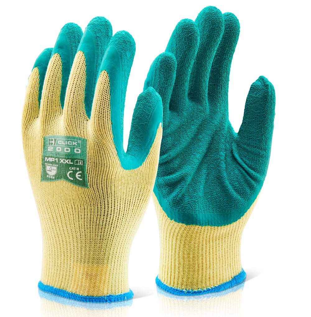 Multi Purpose Green Latex P/C Glove Small (Box of 10)