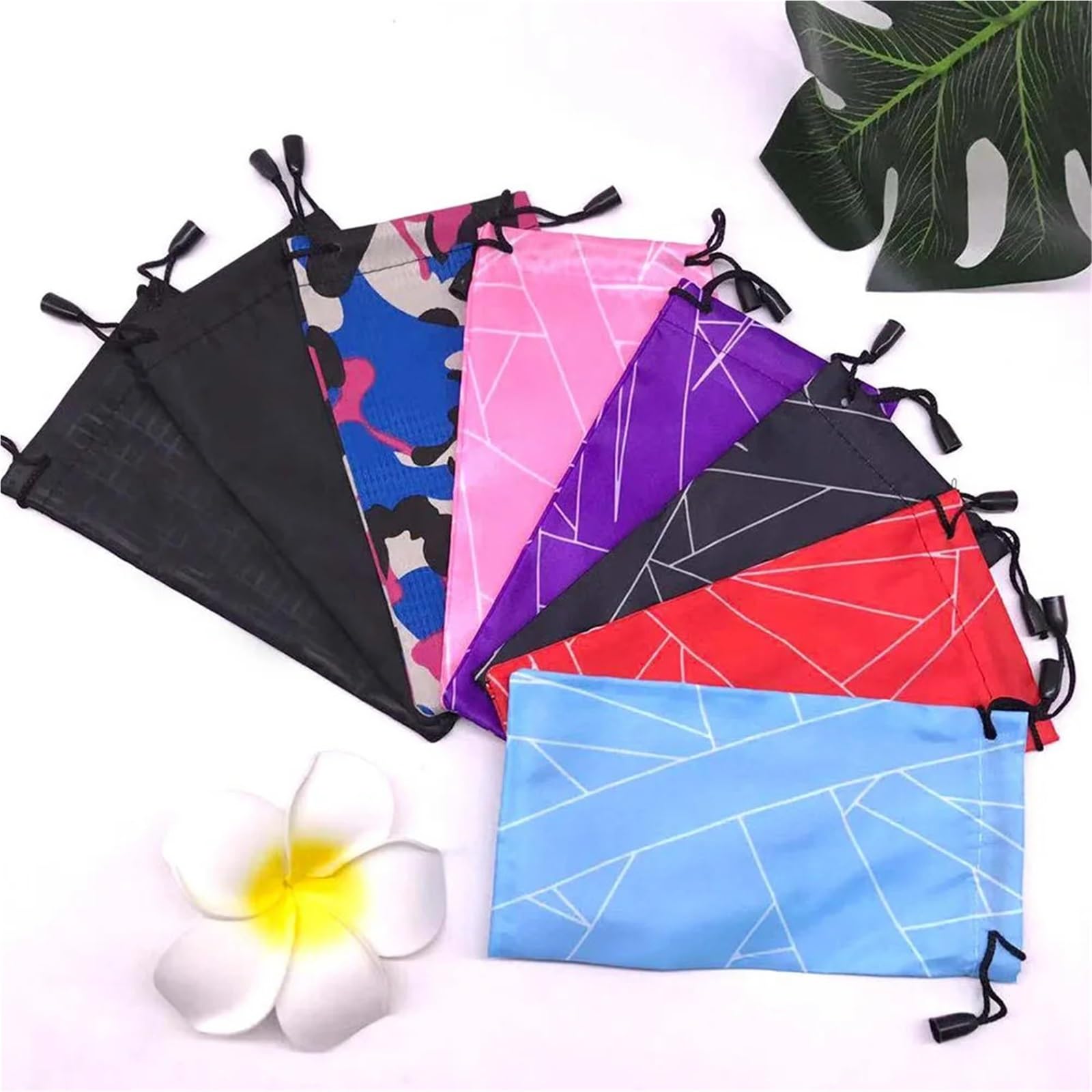 Custodia for occhiali Borsa in microfibra for la protezione degli Il tessuto for lenti ultra morbido previene graffi e sporco(Black)