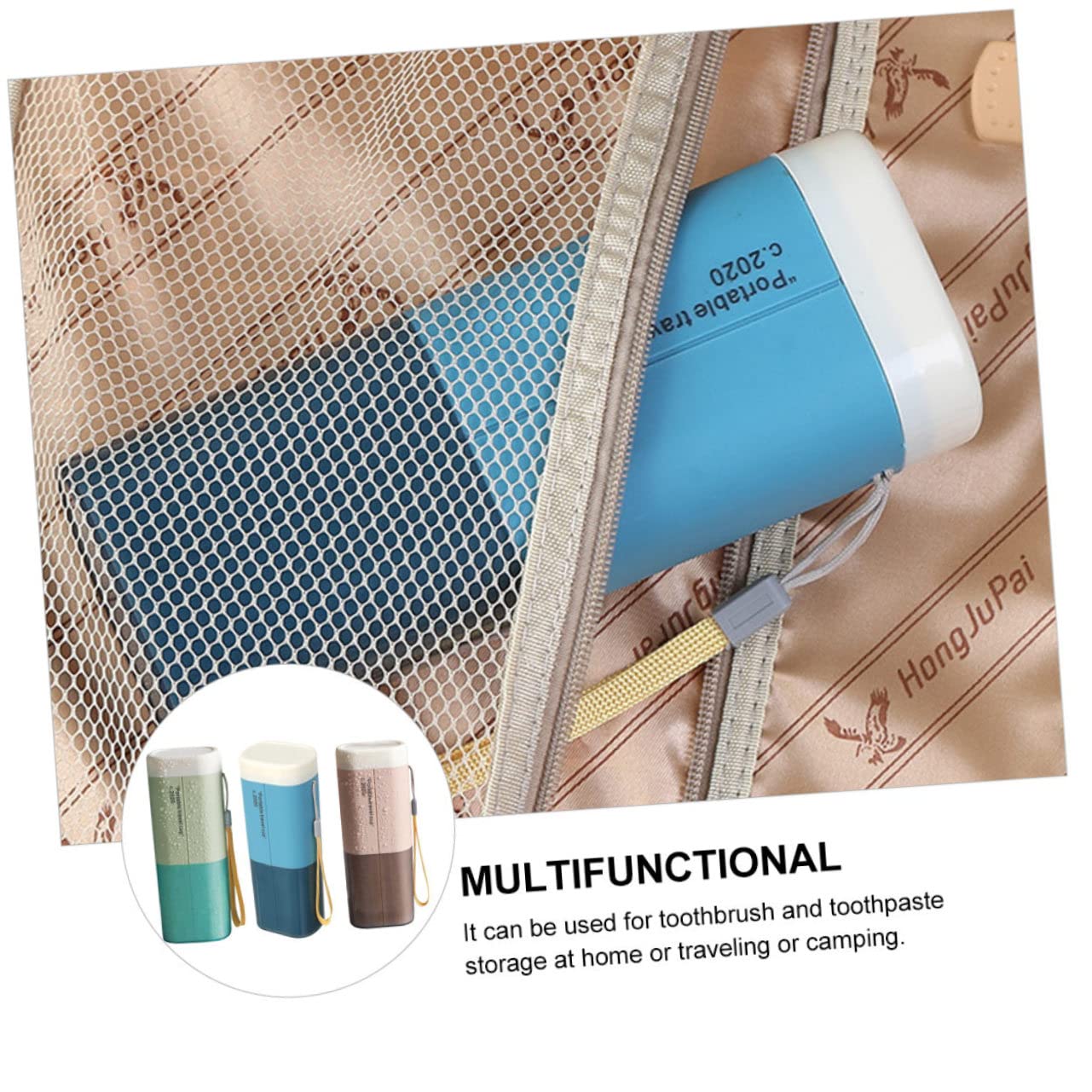 minkissy Lot de 6 boîtes de Rangement en PP pour Brosse à Dents