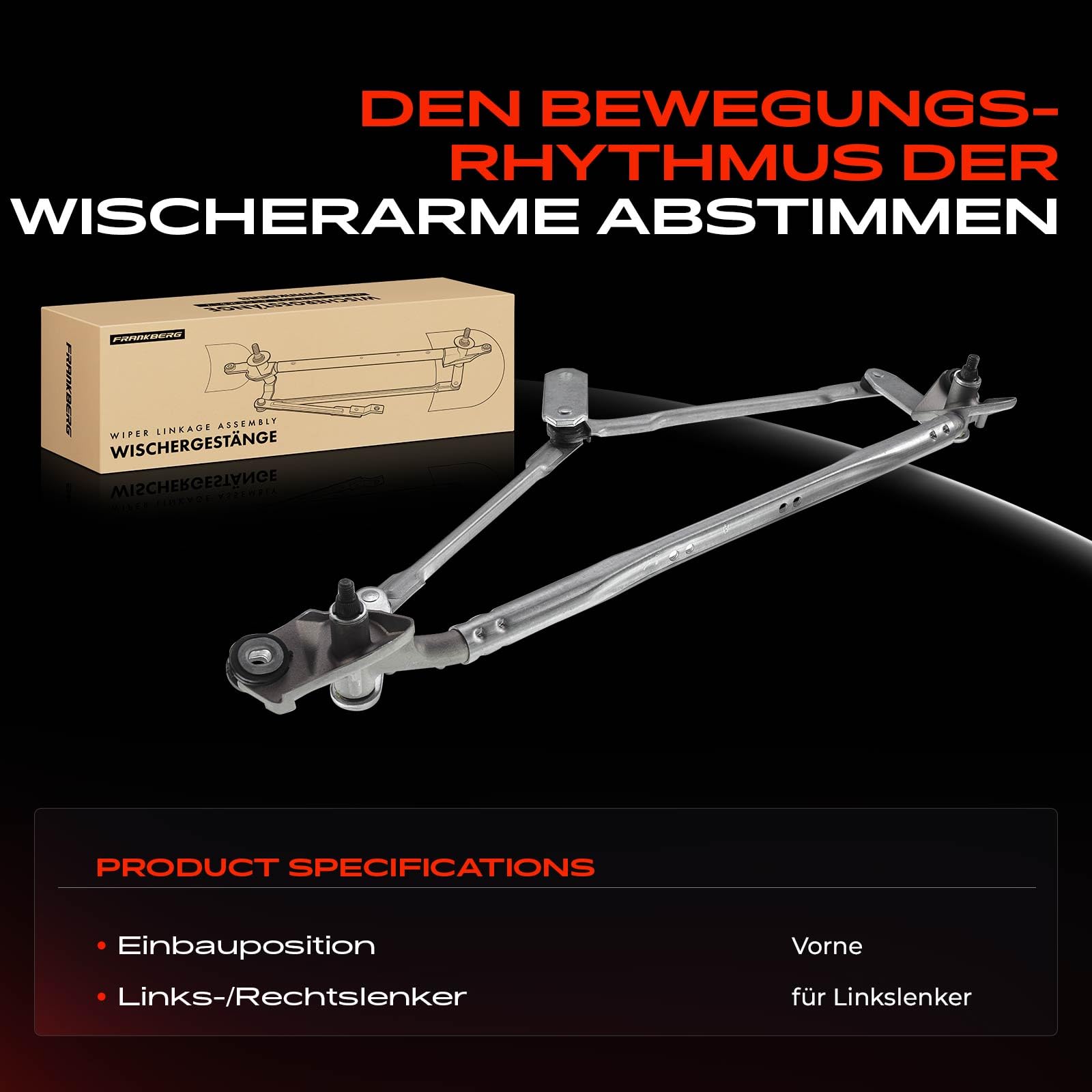 Frankberg Asta tergicristalli Suppoto tergicristalli Compatibile con A.v.e.n.s.i.s Station Wagon T25 C.o.r.o.l.l.a E12 A.v.e.n.s.i.s Berlina T25 A.v.e.n.s.i.s T25 Replace# 85150-05060 | Compatibile con: C.o.r.o.l.l.a ZZE12_ NDE12_ ZDE12_, A.v.e.n.s.i.s T2