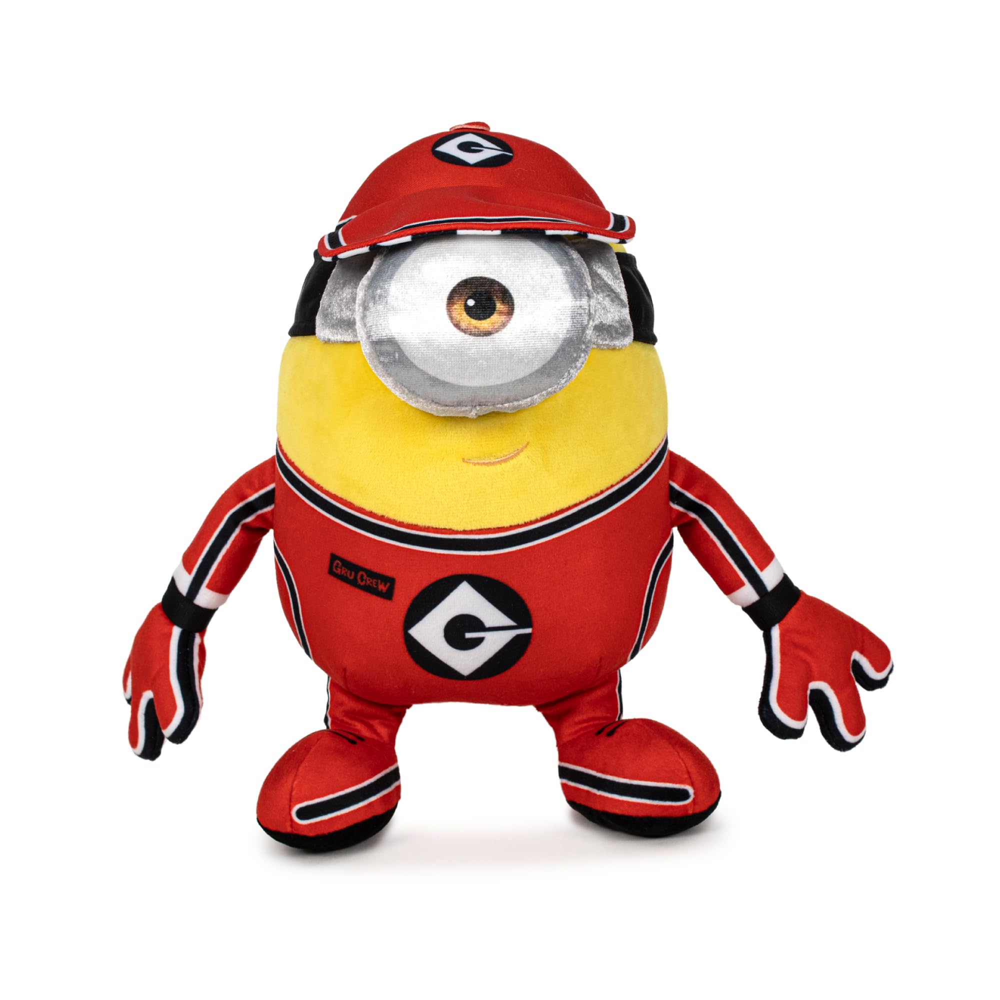 Peluche Minion New Minions 27 Cm – Traje De La Gru Crew, Tejido Brillante, Suave Y Coleccionable De Despicable Me 4