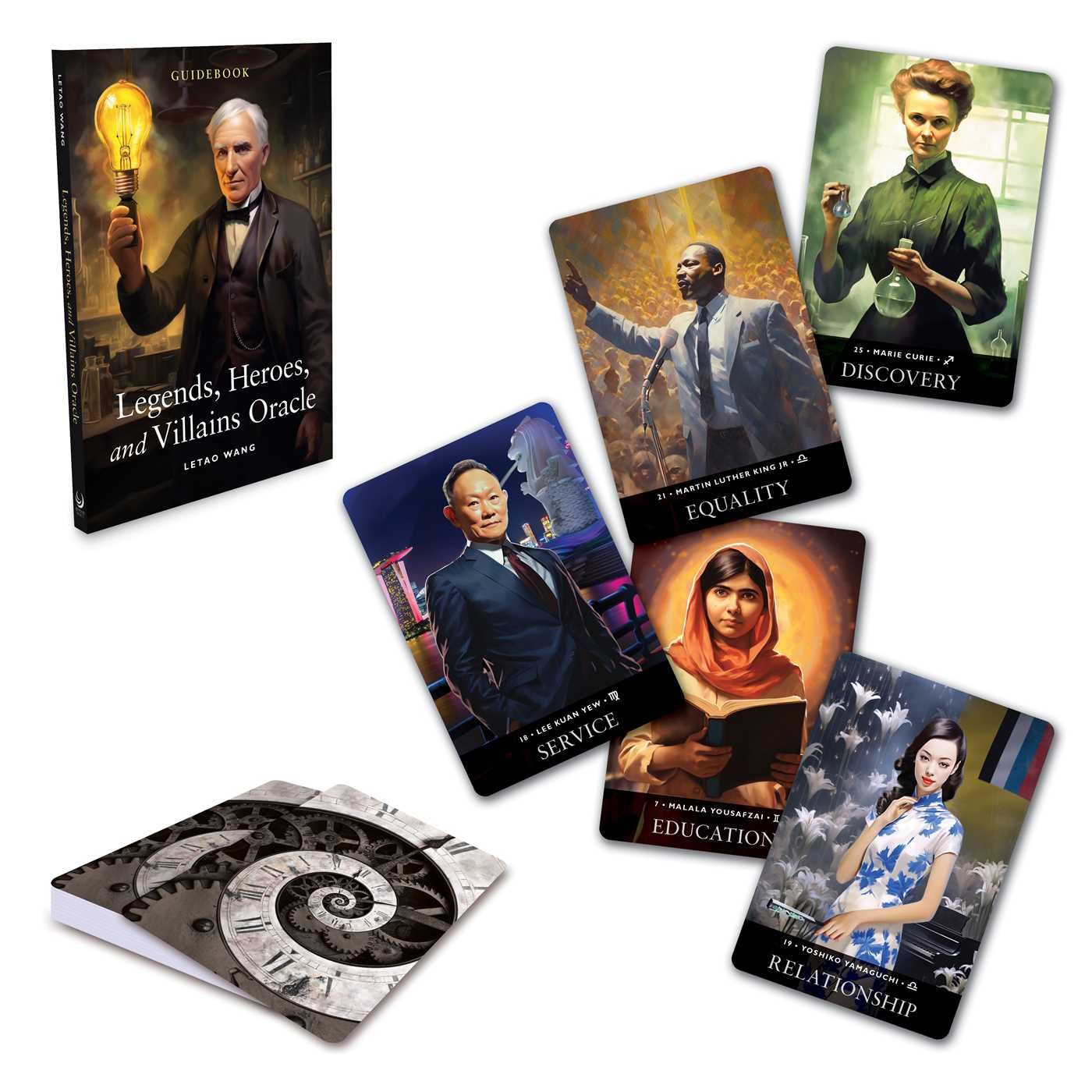 Legends, Heroes, and Villains Oracle: A 36-Card Deck and Guidebook (Legends of the Oracle Realm)