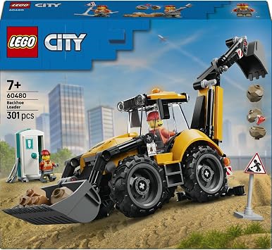 LEGO City Sarı Kazıcı Yükleyici 60480