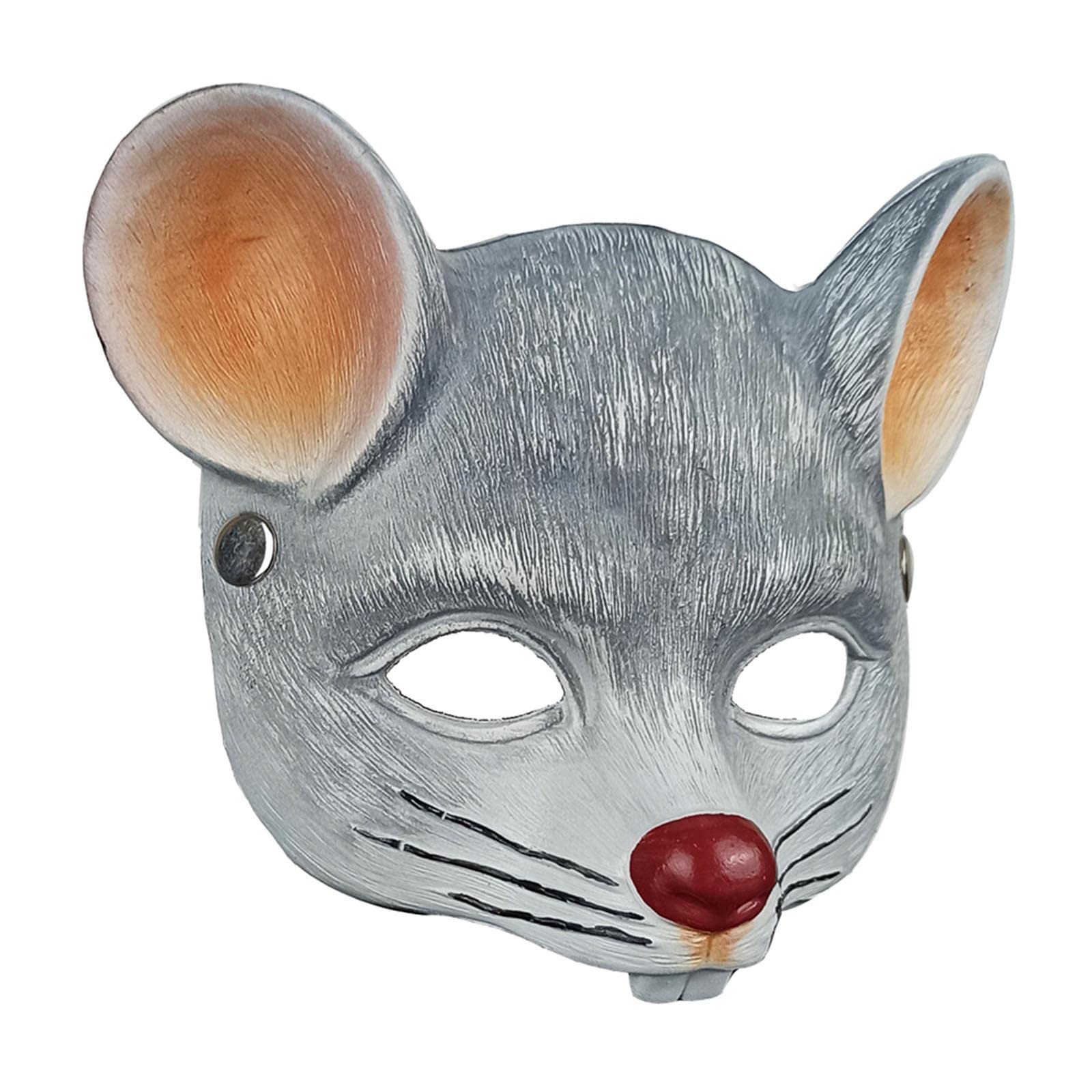 enakshi (label) 3D Mouse Half Face Mask Costume Cosplay Masquerade Easter Rat Animal Mask Light Gray|Clothing, Shoes & Accessories | Costumes, Reenactment, Theater | Accessories | Masks & Eye Masks-picture-13