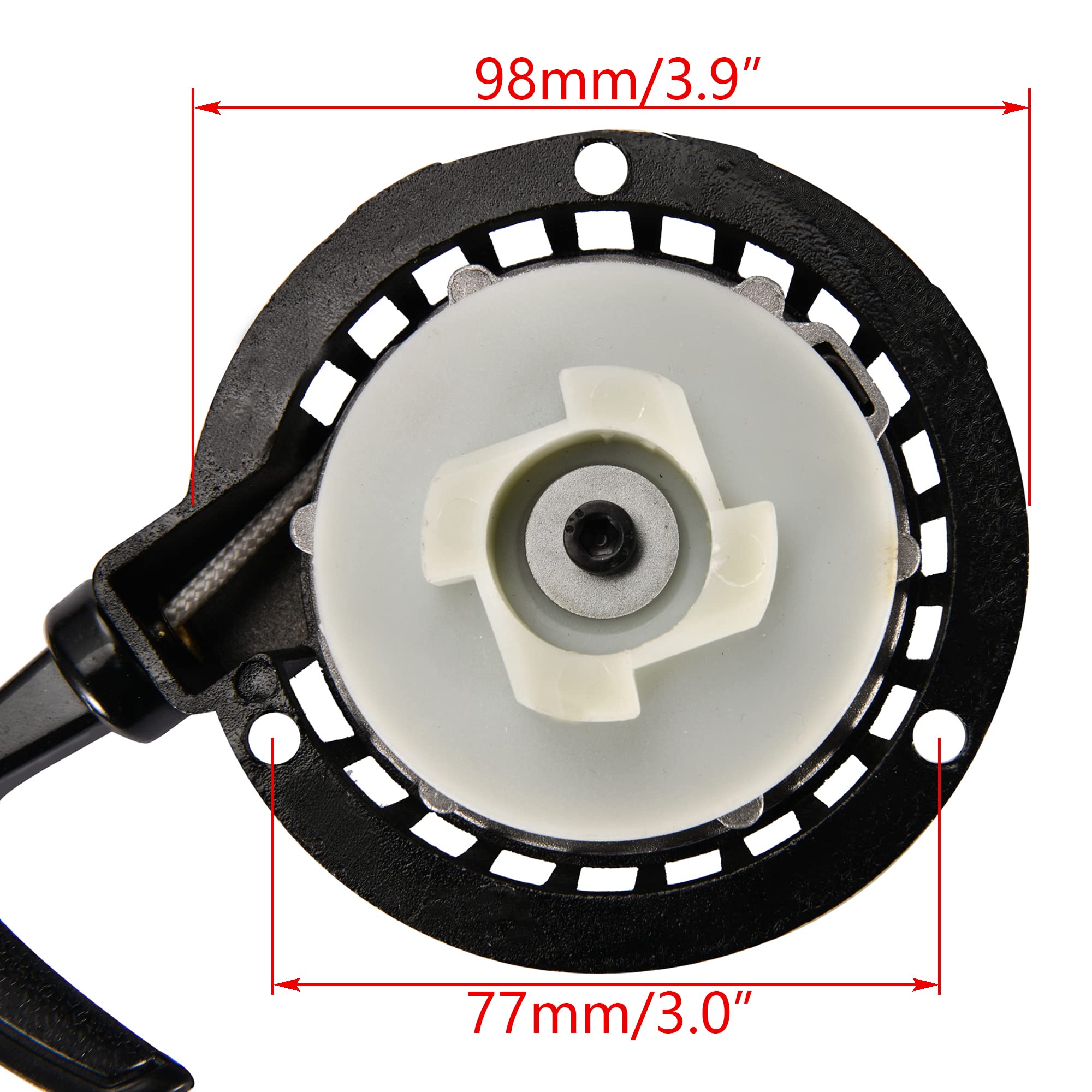 WOOSTAR Arrancador de Retroceso 2 Tiempos 47cc 49cc 50cc Mini Pocket Bike Dirt Pit Bike