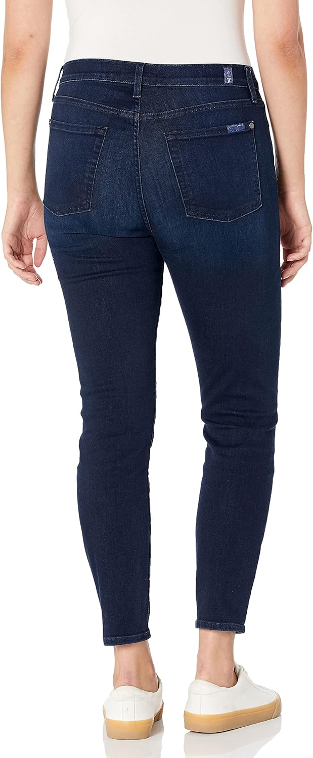 7 For All Mankind Women's Ankle Skinny High Rise Jeans - Image 2