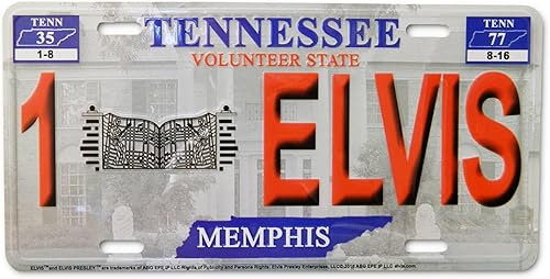 Placa de matrícula Elvis - 1Elvis