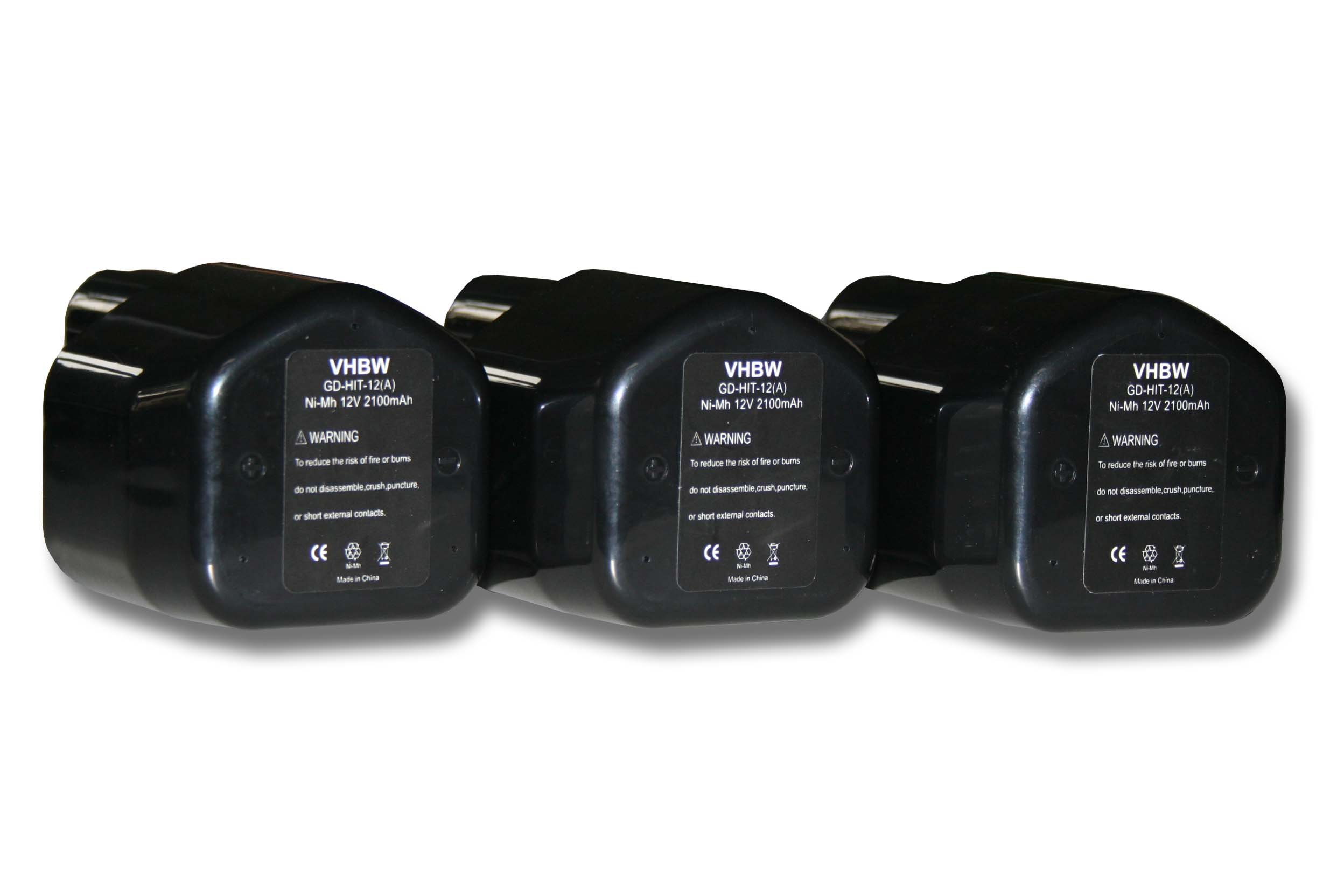 vhbw 3X Batterie Compatible avec Hitachi RB 18D