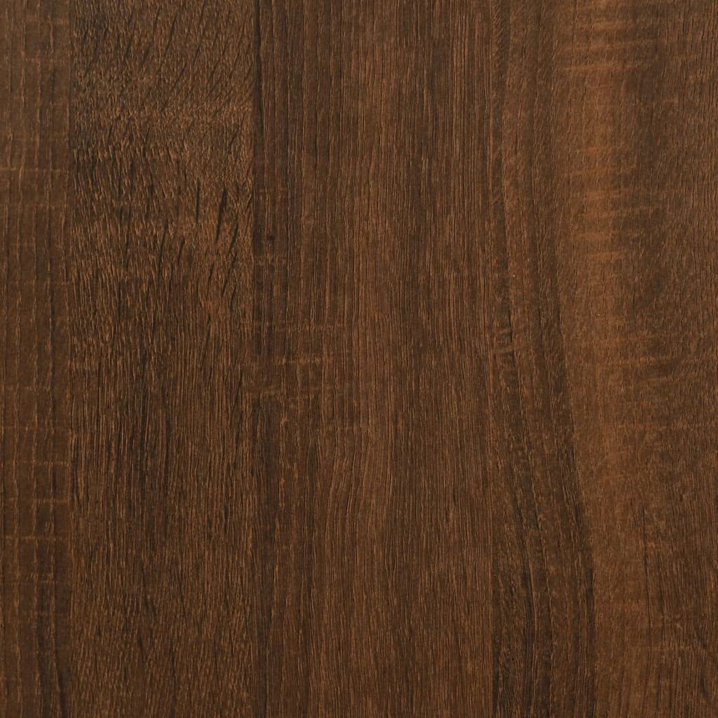 vidaXL Mobile Porta TV Rovere Marrone 80x40x40 cm in Legno Multistrato