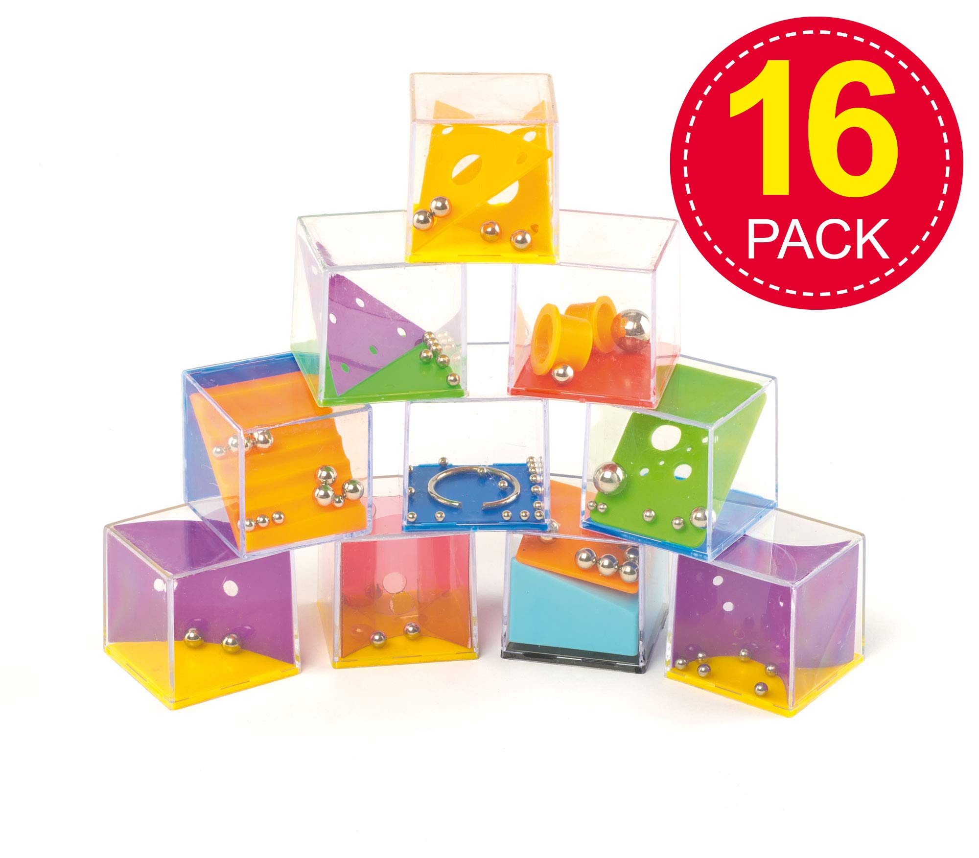 Image secondaire de Baker Ross - Lot de 6 Casse-têtes Cubes à Billes pour Amusement Familial