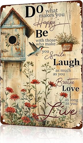 Miniatura 11 de macago Letrero de metal divertido con texto en inglés "I See Trees of Green Red Rose Retro Tin Sign, 8 x 12" Jardín 2,Jardín 1,Jardín 10,Jardín