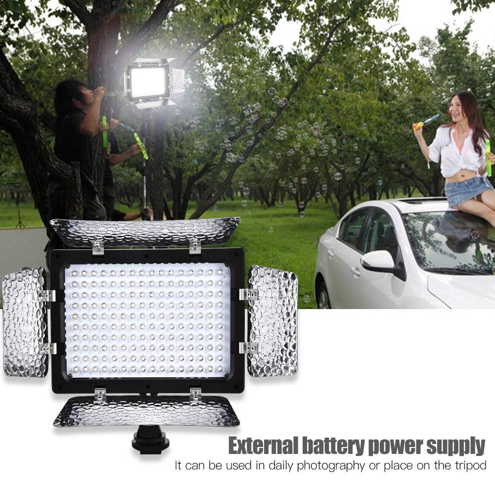 Videokamera Licht LED Studio Light Kamera Video Light Kit Beleuchtung Kamera Light Studio Light W160 Lichtpanel für Fotografie Video 6000 K LED