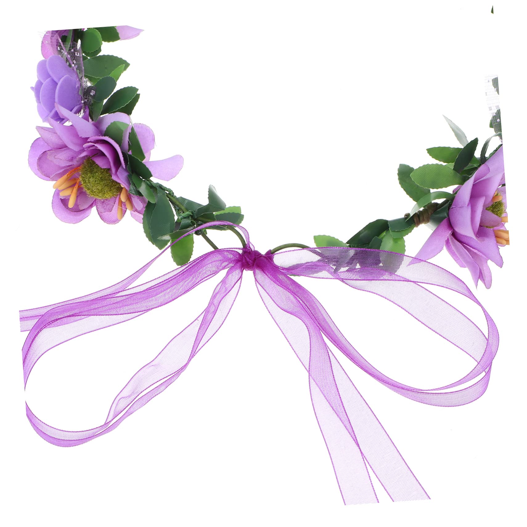 Healeved 10pezzi Cerchietti Floreali Regolabili Con Accessori Per Matrimonio e Corone Artificiali Per e Damigelle