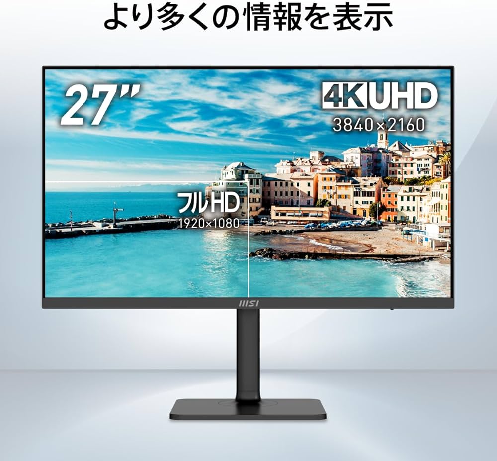 MSI モニター　27インチ MSI エムエスアイ MPG-274URF-QD 27インチ 4K ゲーミング